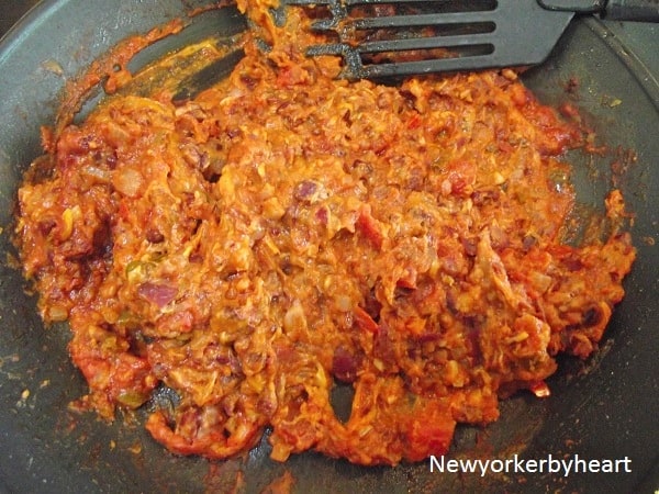 de færdige refried beans til dit tacofad
