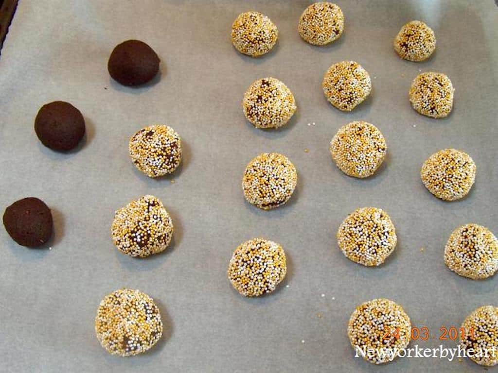 færdige romkugler med krymmel