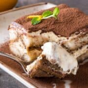 billede med hjemmelavet tiramisu
