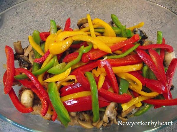 ingen svinemørbrad i fad uden peberfrugter