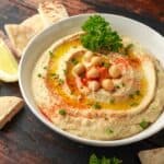 billede med hummus