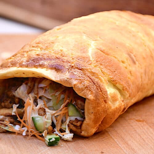 Hjemmelavet burger med kryddermayo