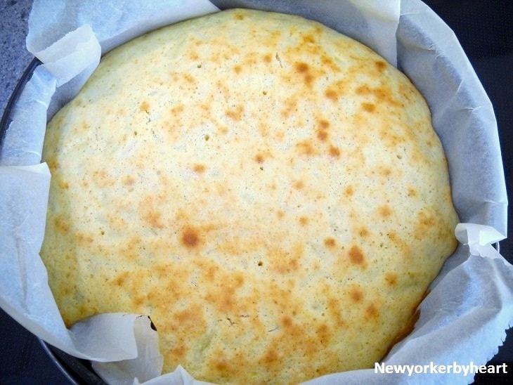 færdigbagt mazarinkage med kartofler og marcipan