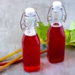 billede med rabarbersaft