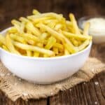 billede med pommes frites