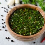 billede med chimichurri