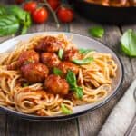billede til spaghetti med kødboller
