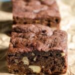billede til brownie med valnødder