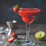 billede med frozen strawberry daiquiri