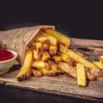 et billede til sprøde pommes frites i ovn