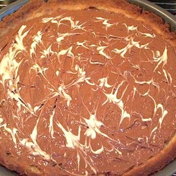 Mazarintærte med nougat