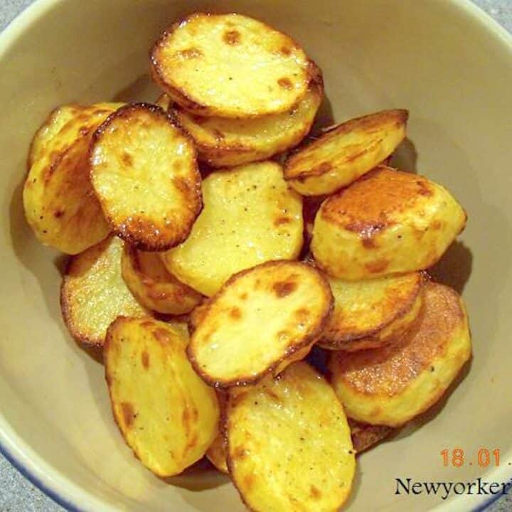 ovnbagte kartoffelskiver